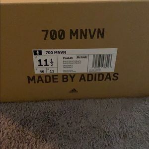 Yeezy 700 MNVN Triple Black (Authentic)